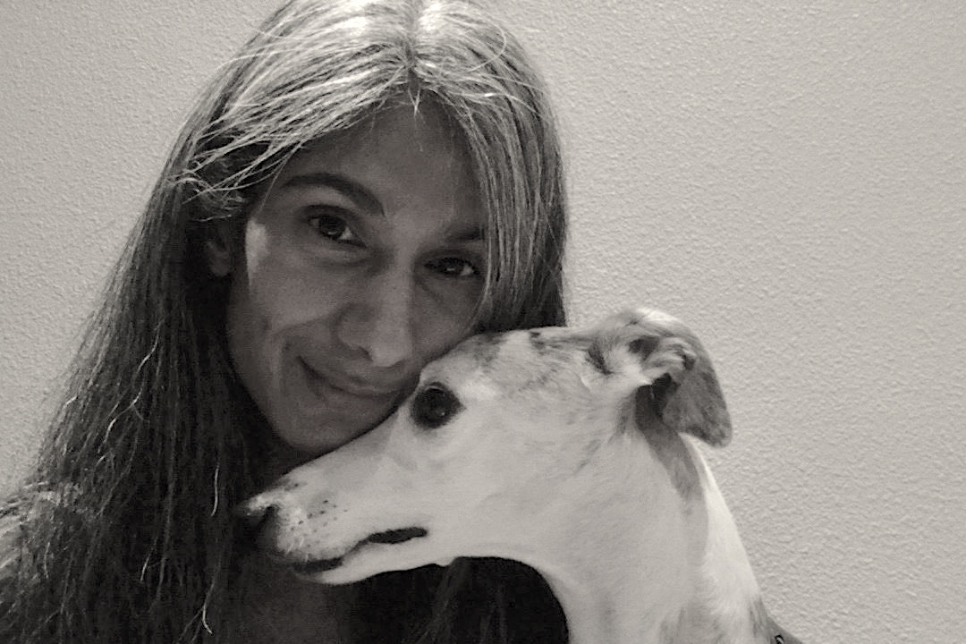 Image of Ameetha Palanki with dog