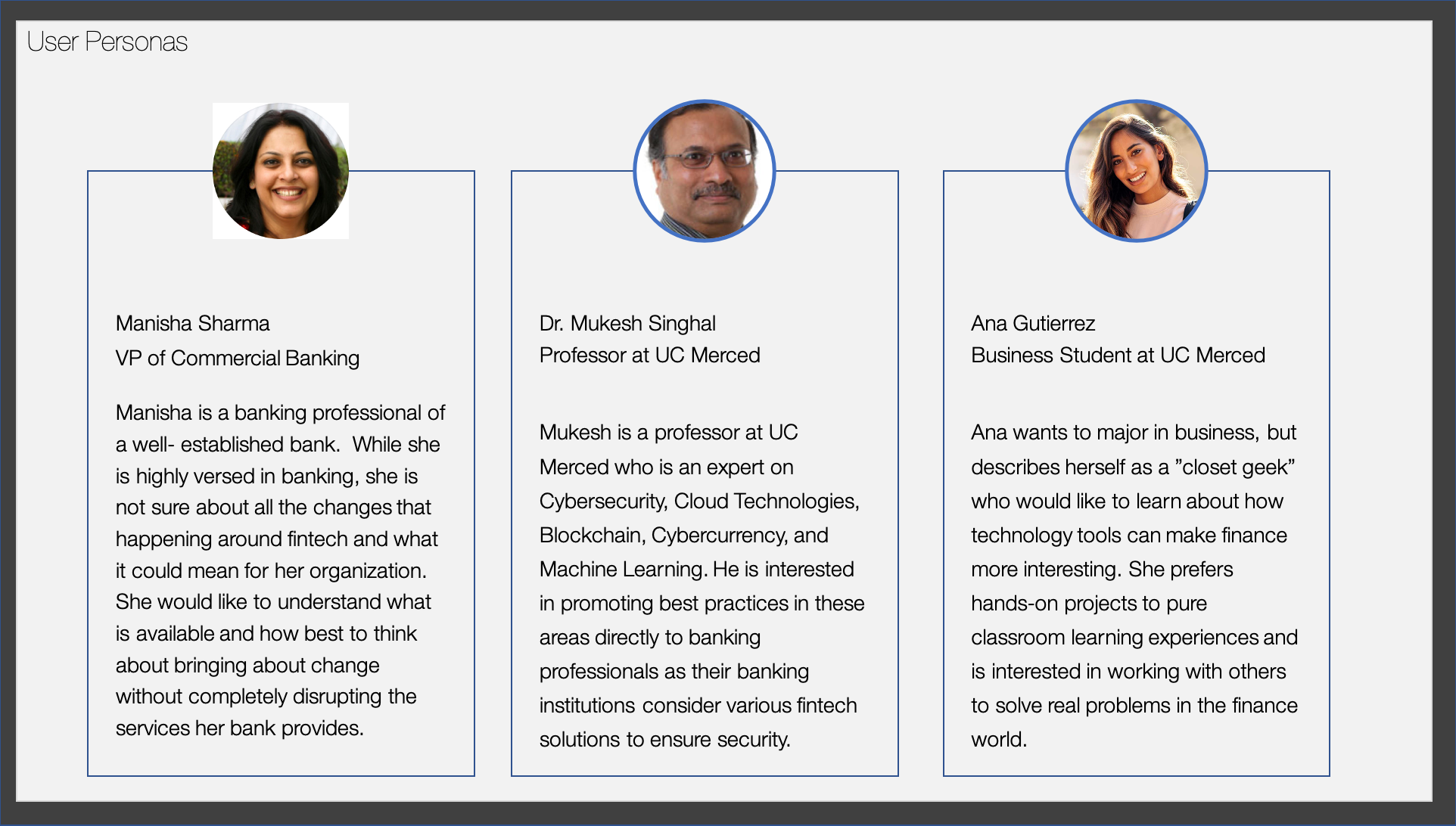 User Personas
